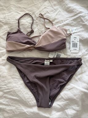 NWT l*space Ringo top and Camacho bottom Bikini Set